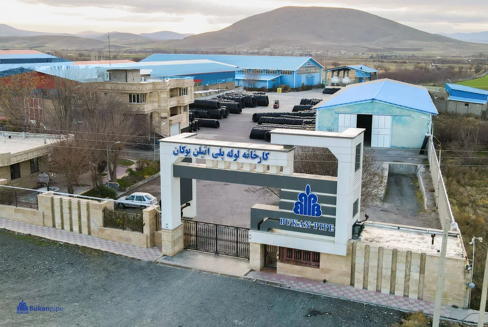 زیرساخت و محوطه کارخانه بوکان پایپ